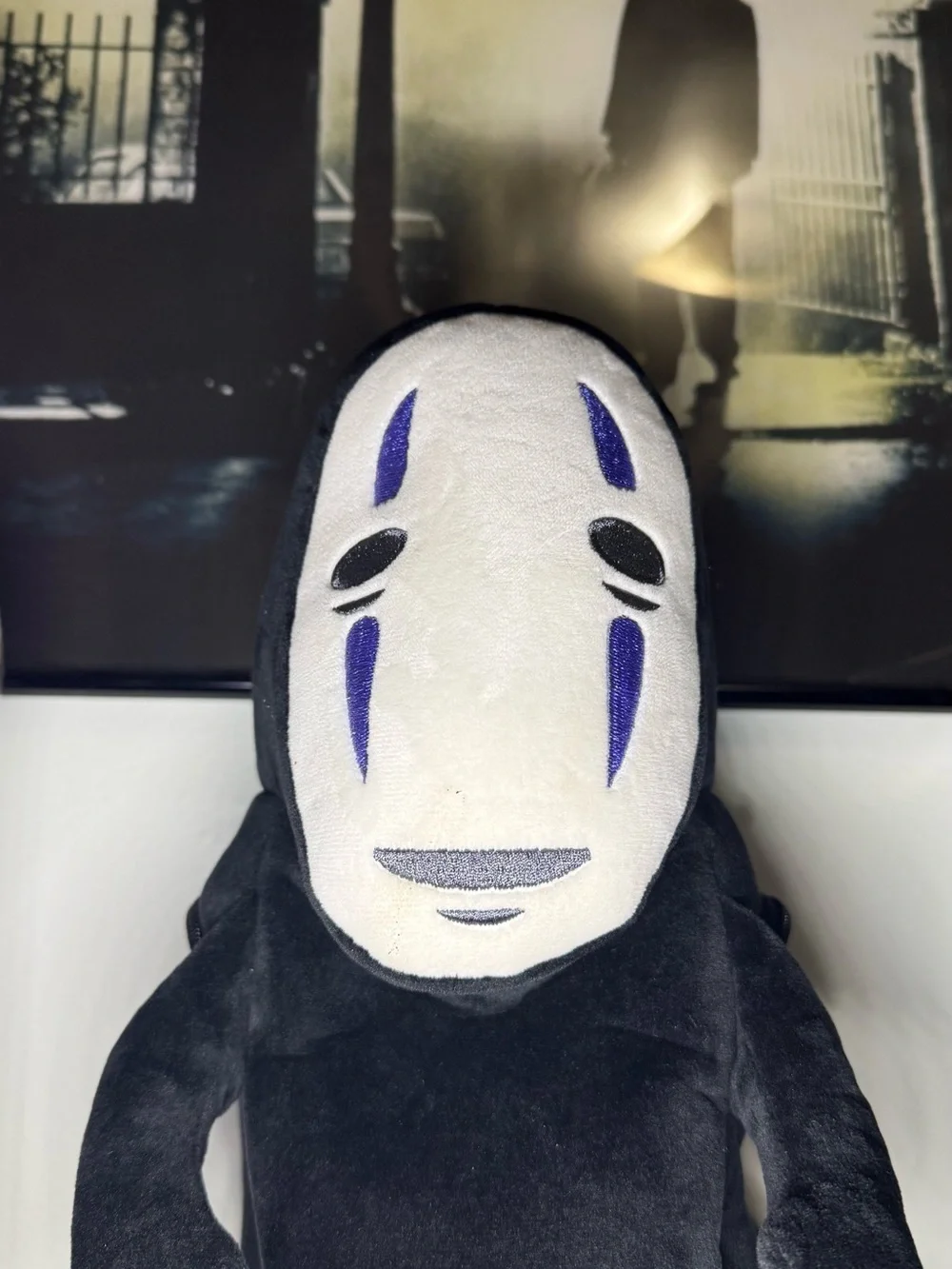 Vintage 2000s Studio Ghibli Spirited Away No - Face Plush Backpack